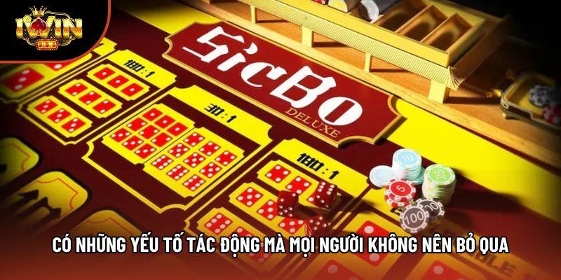 Có những yếu tố tác động mà mọi người không nên bỏ qua